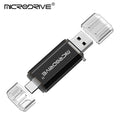 Type C USB Flash Drive OTG 2 in 1 USB 2.0 Micro USB Pen Drive 128GB 64GB 32GB 16GB 8GB 4GB Pendrive Flash Drive